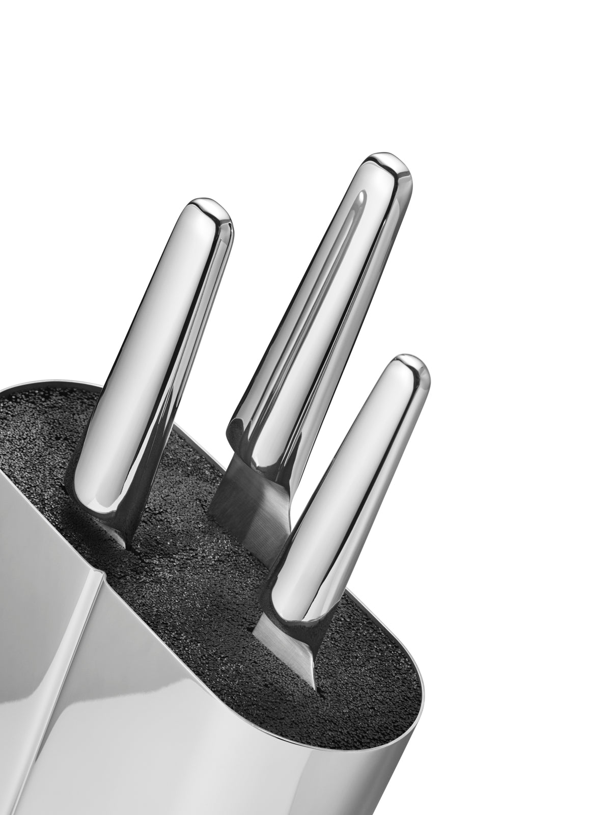 Georg Jensen - Alfredo knivblok, krom - 2 - Jacobsen Plus