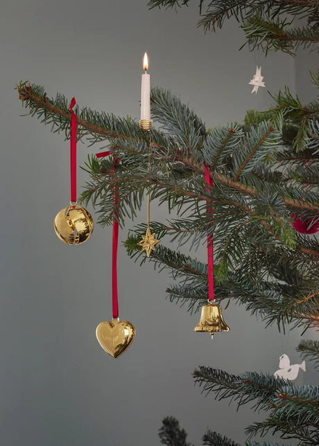 2024 Stjerne Lyseholder, guldbelagt fra Georg Jensen - 2 - Jacobsen Plus