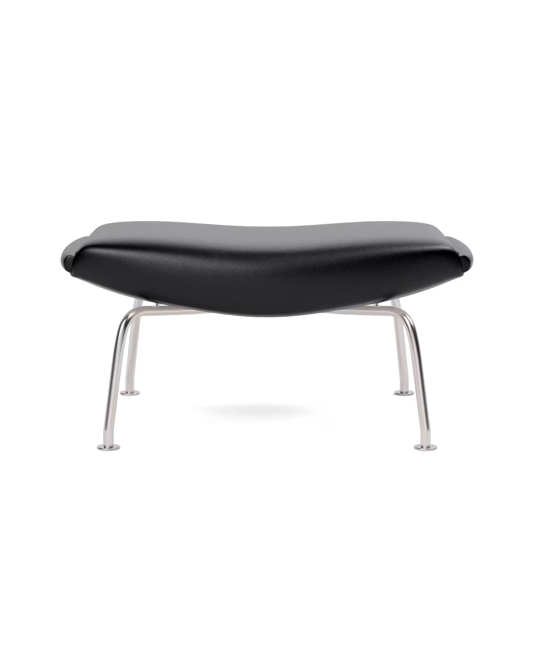 OX Skammel - Primo 88 læder i Sort af Hans J. Wegner - 1 - Jacobsen Plus