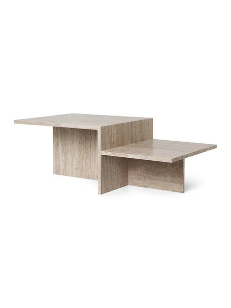 Distinct Coffee Table, Travertine fra Ferm Living - 1 - Jacobsen Plus