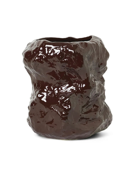 Tuck Vase fra Ferm Living - Red brown - Jacobsen Plus