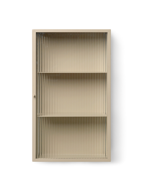 Haze Wall Cabinet, reeded glass 35x60 fra Ferm Living - Cashmere - Jacobsen Plus