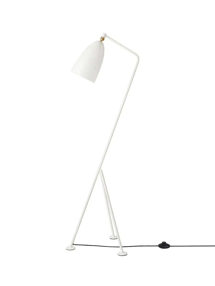 Gräshoppa gulvlampe fra GUBI - Alabaster White Glossy - Jacobsen Plus
