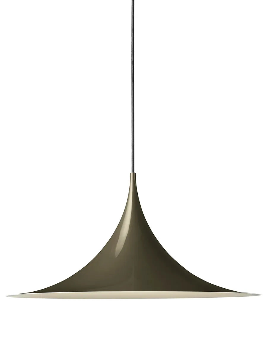 Semi Pendel fra GUBI - Dark Cocoa Glossy / Ø30cm - Jacobsen Plus