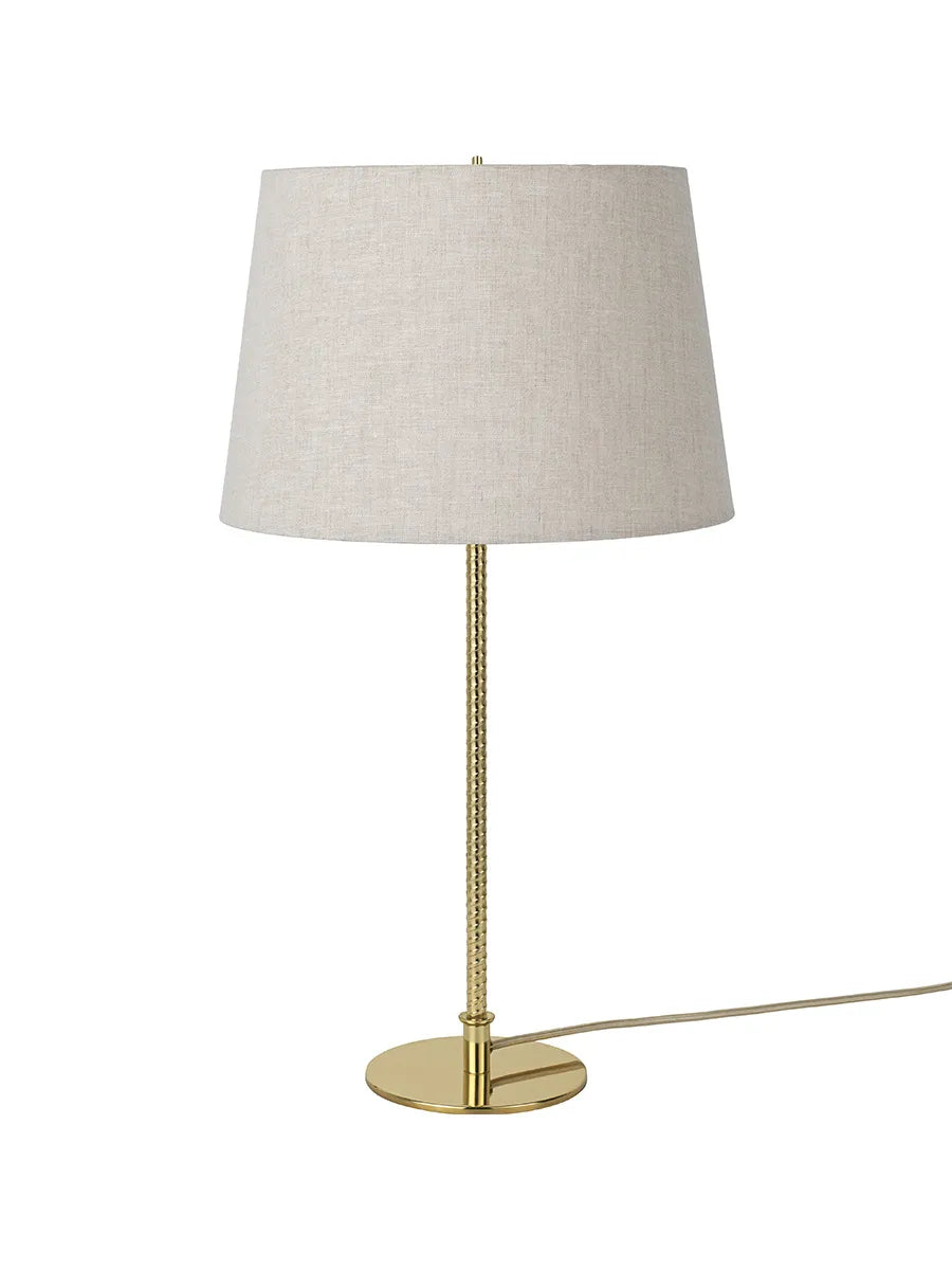 9205 Bordlampe fra GUBI - Canvas - messing - Jacobsen Plus
