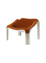 F300 Lounge Chair fra Gubi - Alabaster White - Alpaca Alto Dedar 021 - Jacobsen Plus