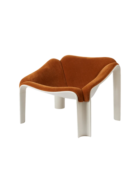 F300 Lounge Chair fra Gubi - Alabaster White - Alpaca Alto Dedar 021 - Jacobsen Plus