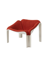 F300 Lounge Chair fra Gubi - Alabaster White - Alouette Dedar 006 - Jacobsen Plus