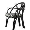 Ebony Painted Rattan / Reales Pattern 003