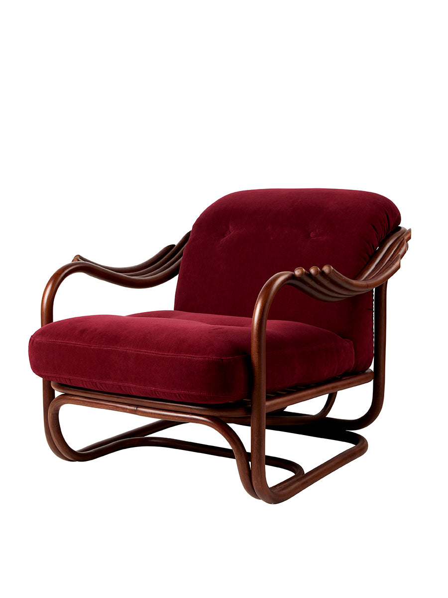 Poltrona Tria Lounge Chair fra GUBI - Fustagno 006 - Jacobsen Plus