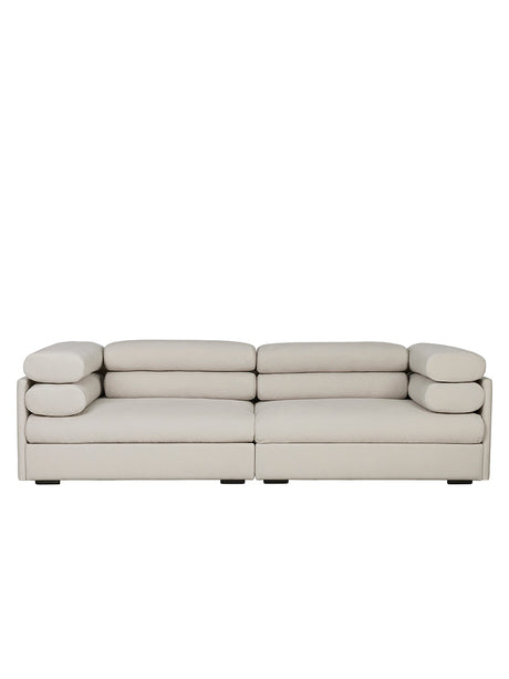 Elogio Sofa, 3-seater fra GUBI - Fustagno 001 - Jacobsen Plus