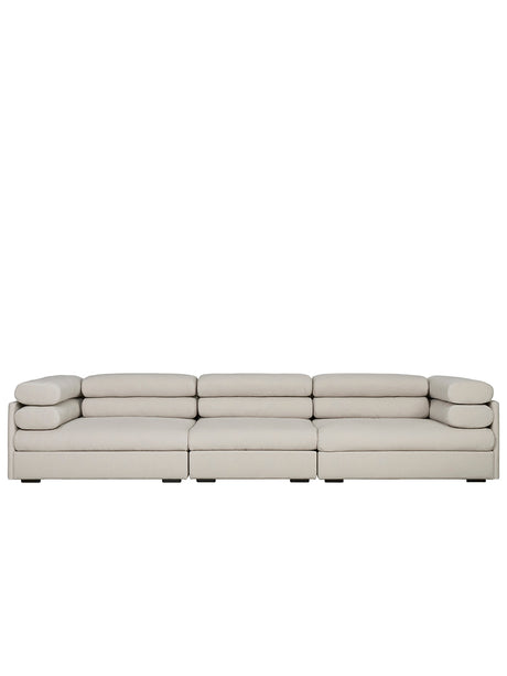Elogio Sofa, 4-seater fra GUBI - Fustagno 001 - Jacobsen Plus