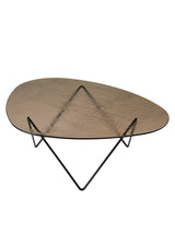 Pedrera Coffee Table, Bronze Structured Glass fra GUBI - Black - Jacobsen Plus