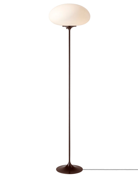 Stemlite opal gulvlampe, H150 fra GUBI - Black Red - Jacobsen Plus