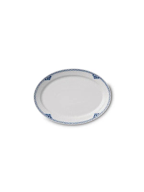 Royal Copenhagen Prinsesse, oval tallerken 28 cm - 1 - Jacobsen Plus