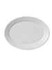 Royal Copenhagen Hvid Halvblonde, oval tallerken 28 cm