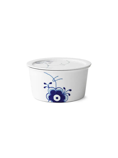 Royal Copenhagen Blå Mega Riflet, skål med låg 100 cl - 1 - Jacobsen Plus