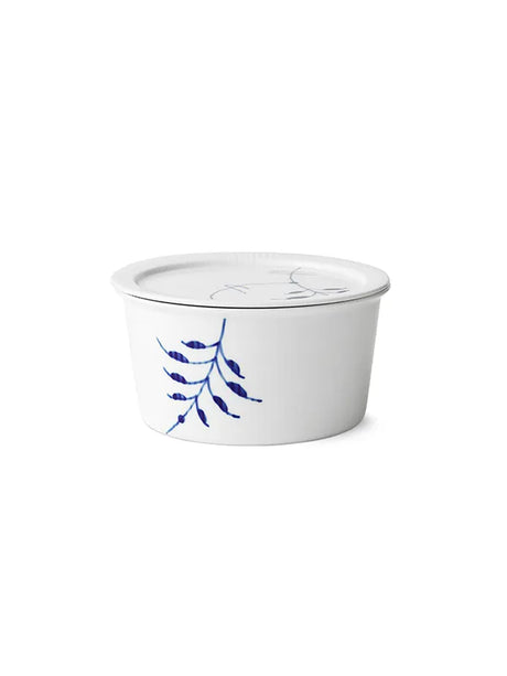 Royal Copenhagen Blå Mega Riflet, skål med låg 100 cl - 2 - Jacobsen Plus