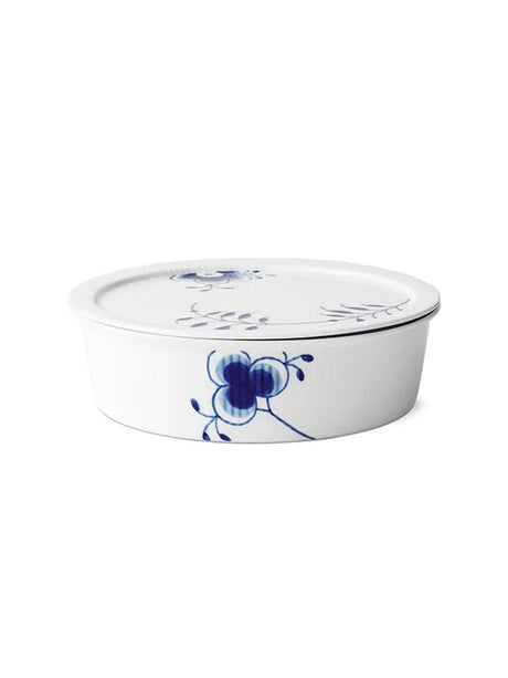 Royal Copenhagen Blå Mega Riflet, skål med låg 145 cl - 1 - Jacobsen Plus