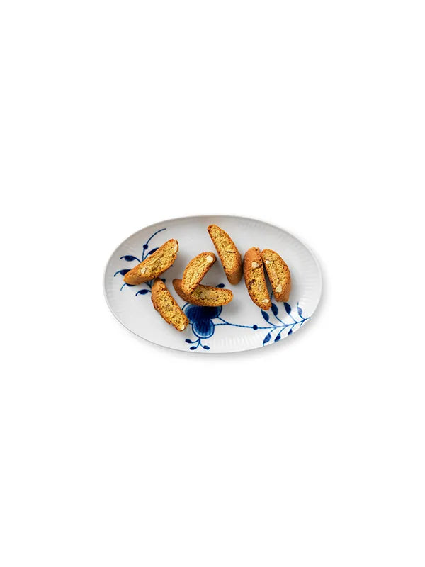 Royal Copenhagen Blå Mega Riflet asiet 23 cm - 2 - Jacobsen Plus
