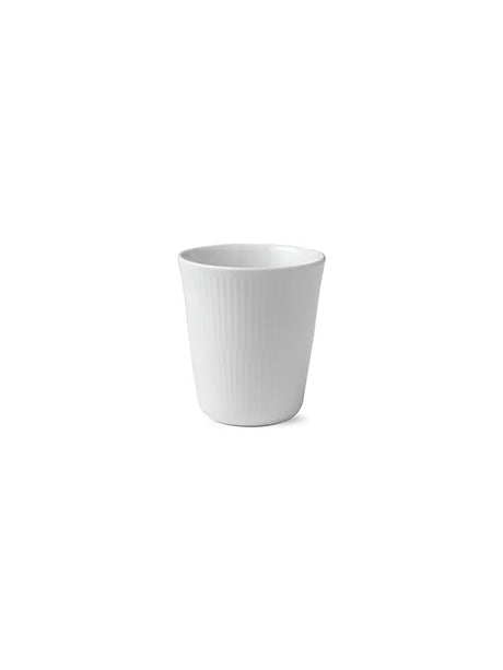 Royal Copenhagen Hvid Riflet, termokop 29 cl - 1 - Jacobsen Plus