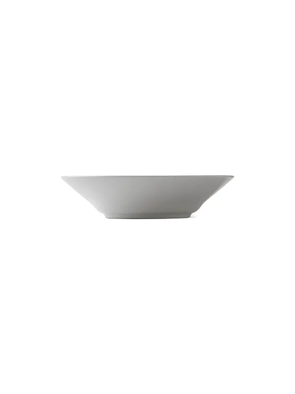 Royal Copenhagen Hvid Riflet, dyb tallerken 24 cm