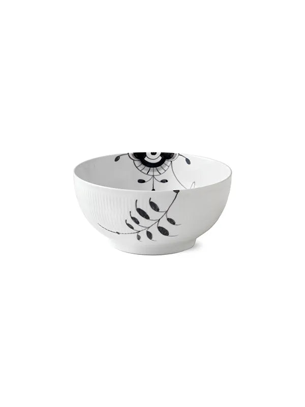 Royal Copenhagen Sort Mega Riflet, skål 24 cm - 3 - Jacobsen Plus