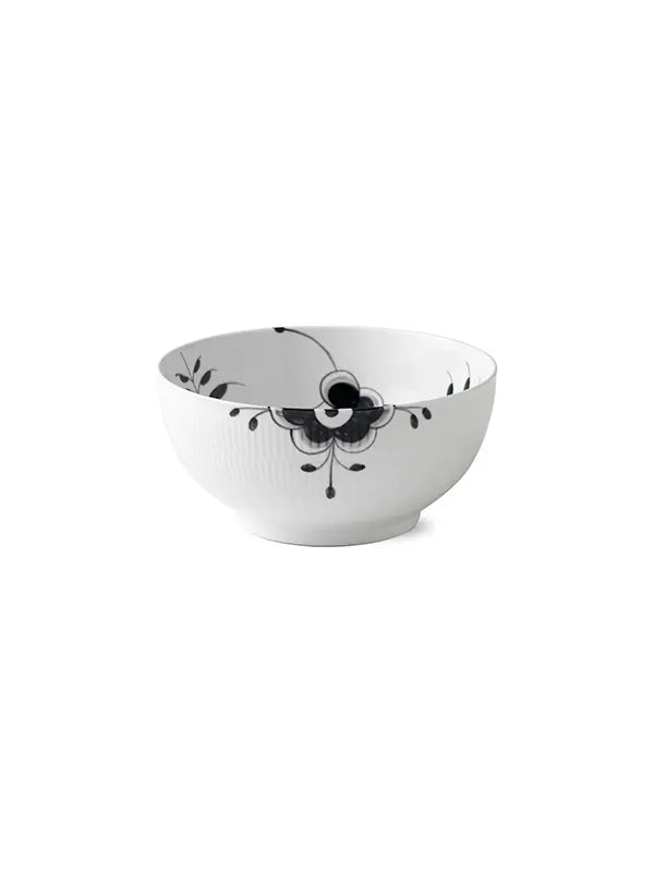 Royal Copenhagen Sort Mega Riflet, skål 24 cm - 4 - Jacobsen Plus