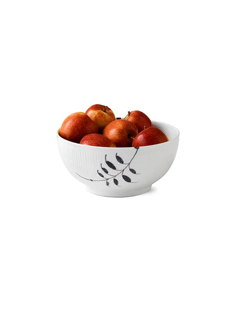 Royal Copenhagen Sort Mega Riflet, skål 24 cm - 2 - Jacobsen Plus