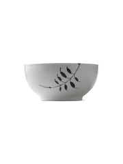 Royal Copenhagen Sort Mega Riflet, skål 24 cm