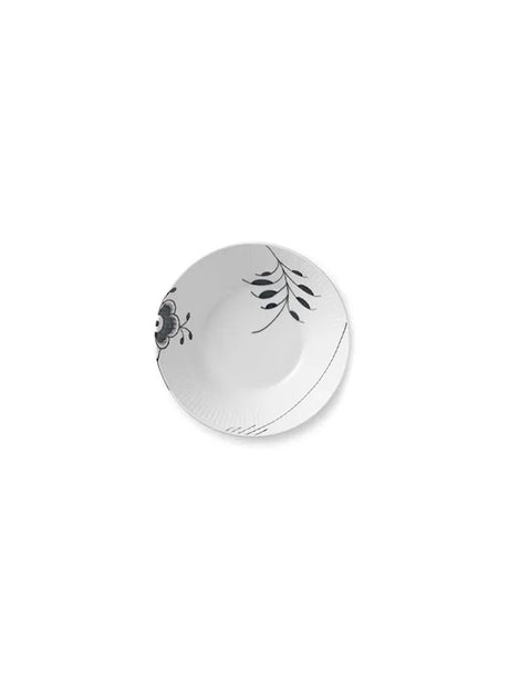 Royal Copenhagen Sort Mega Riflet, dyb tallerken 17 cm - 1 - Jacobsen Plus