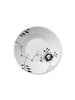 Royal Copenhagen Sort Mega Riflet, dyb tallerken 24 cm