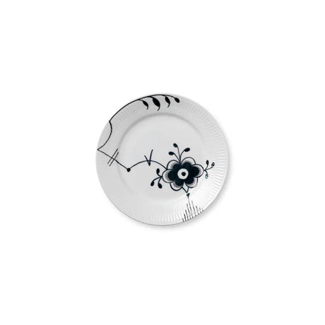Royal Copenhagen Sort Mega Riflet, tallerken 19 cm mønster 6 - 1 - Jacobsen Plus