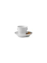 Royal Copenhagen Hvid Elements, espresso kop med underkop 9 cl - 2 - Jacobsen Plus