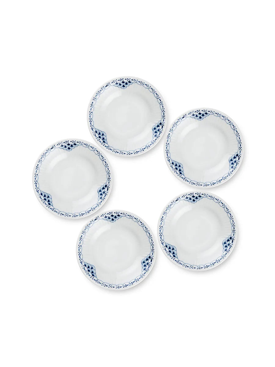 Royal Copenhagen Prinsesse, 5 stk tallerkener 11 cm