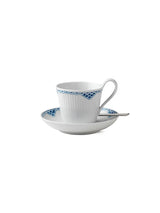 Royal Copenhagen Prinsesse, højhankskop med underkop 25 cl - 3 - Jacobsen Plus
