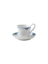 Royal Copenhagen Prinsesse, højhankskop med underkop 25 cl - 1 - Jacobsen Plus