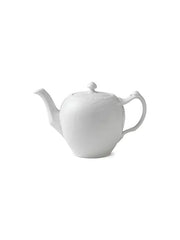 Royal Copenhagen Hvid Halvblonde, tekande med låg 100 cl
