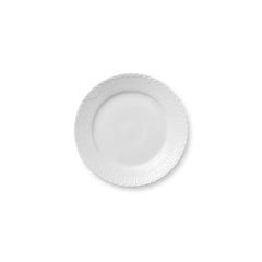 Royal Copenhagen Hvid Halvblonde, tallerken 19 cm