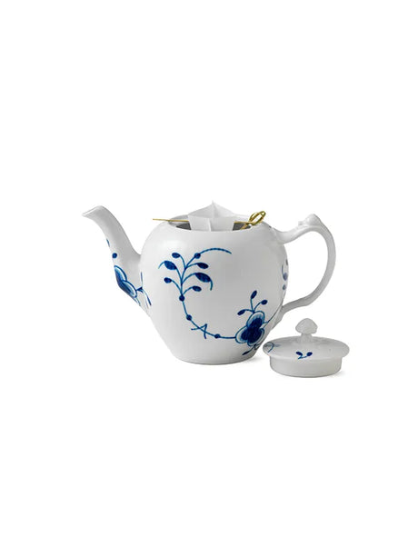 Royal Copenhagen Blå Mega Riflet, tekande med låg 100 cl - 2 - Jacobsen Plus