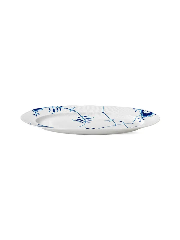 Royal Copenhagen Blå Mega Riflet, fad 60 cm - 4 - Jacobsen Plus
