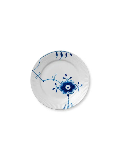 Royal Copenhagen Blå Mega Riflet, tallerken 19 cm mønster 6 - 1 - Jacobsen Plus