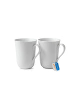 Royal Copenhagen Hvid Riflet, 2-pak kurs 33 cl - 2 - Jacobsen Plus