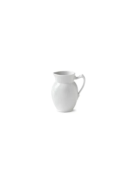 Royal Copenhagen Hvid Riflet, kande 38 cl - 1 - Jacobsen Plus