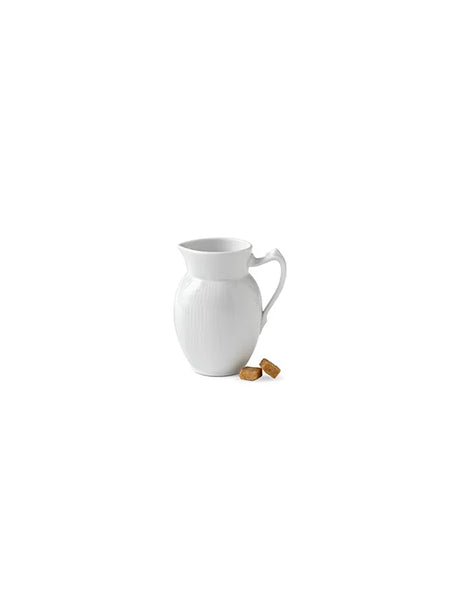 Royal Copenhagen Hvid Riflet, kande 38 cl - 2 - Jacobsen Plus
