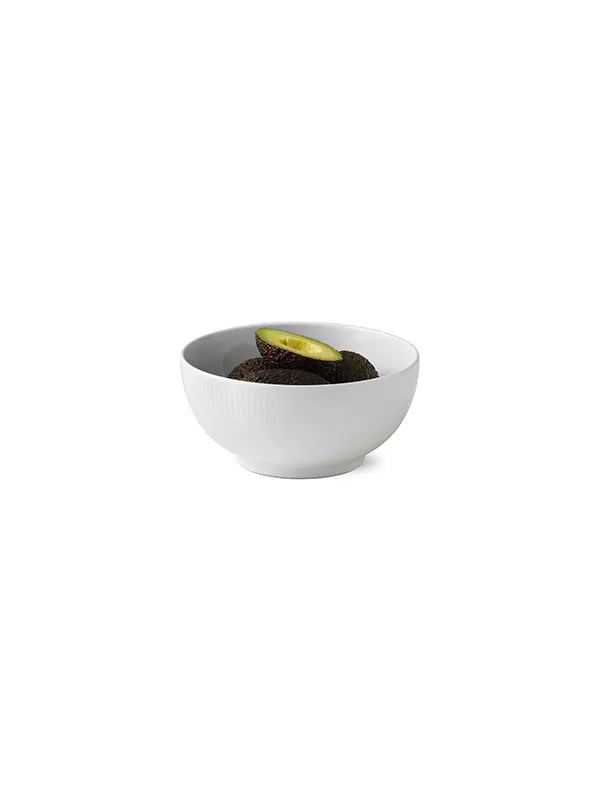 Royal Copenhagen Hvid Riflet, skål 110 cl - 2 - Jacobsen Plus