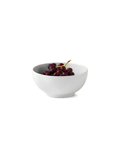 Royal Copenhagen Hvid Riflet, skål 180 cl - 2 - Jacobsen Plus