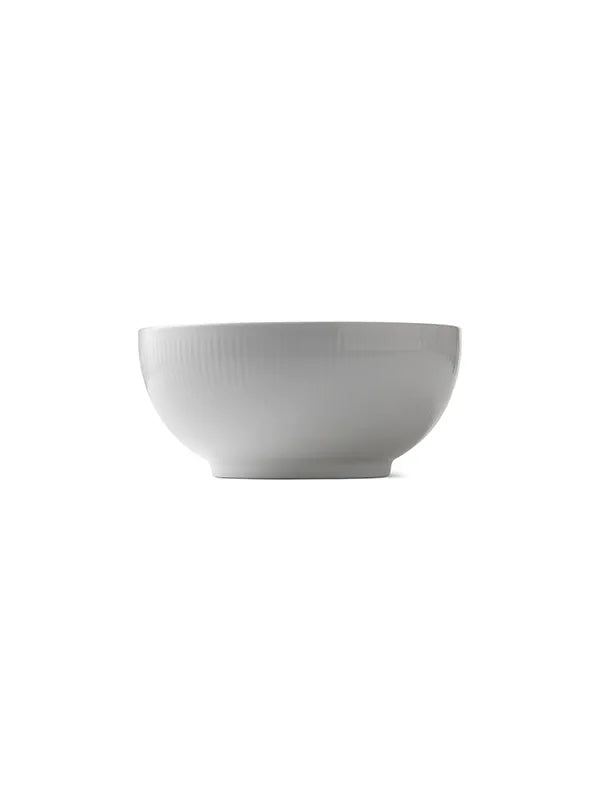 Royal Copenhagen Hvid Riflet, skål 180 cl - 1 - Jacobsen Plus