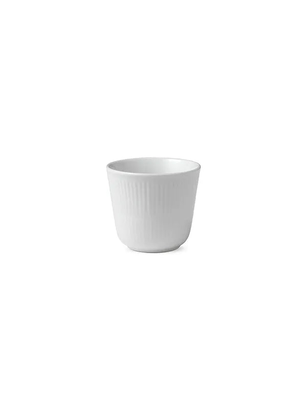 Royal Copenhagen Hvid Riflet, termokop 26 cl - 1 - Jacobsen Plus