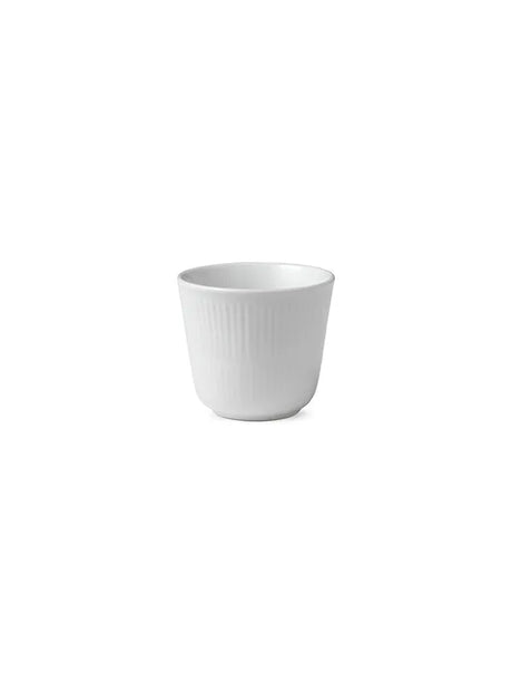 Royal Copenhagen Hvid Riflet, termokop 26 cl - 1 - Jacobsen Plus